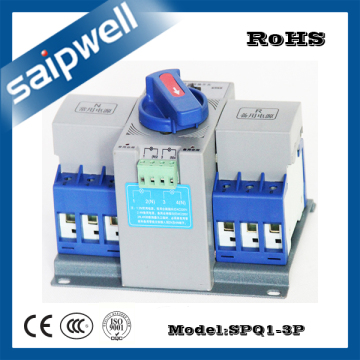 Saipwell (SPQ1-3P) Low Price Double Power Changeover Switch