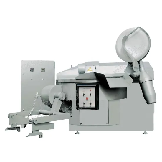 High Speed S Shape Automatic Frozen Meat Cutter Mixer Machine