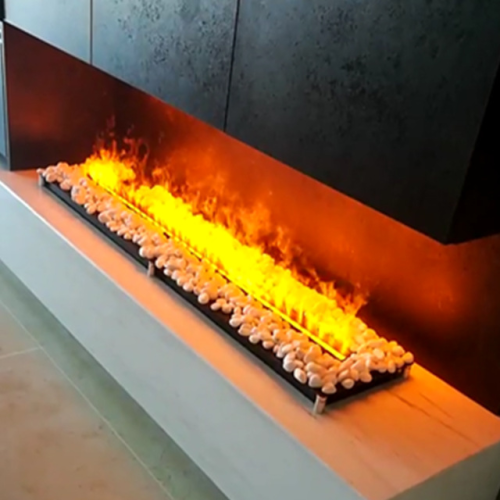 steam effect fireplace water fireplace