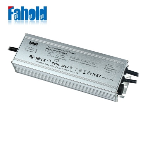 Aluminium housing Led driver 24v 160W