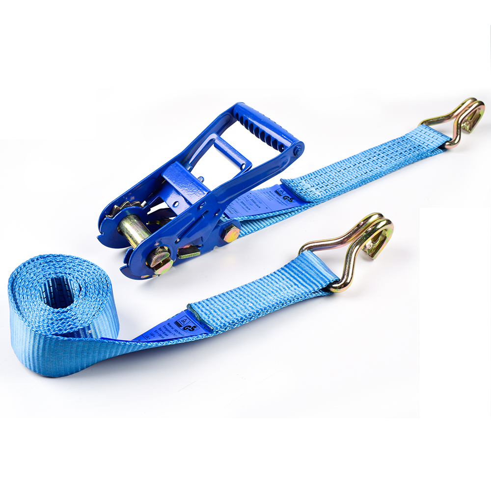 2 6t 50mm Wholesale Heavy Duty Ratchet Buckle Cargo Lashing Straps