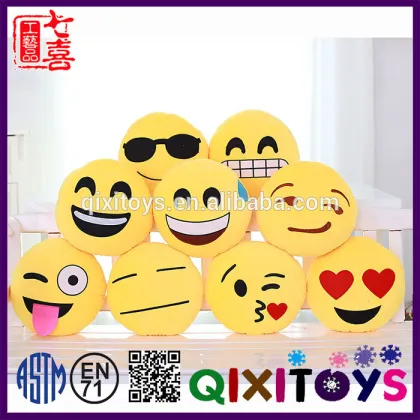 Latest Hot Sale bear emoji plush pillow cheap emoji pillow pillow emoji