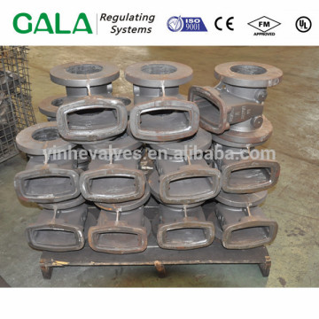 gate valve pn16 part/cast iron flange gate valve body