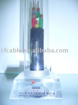 Wind power generator anti-torque power cable