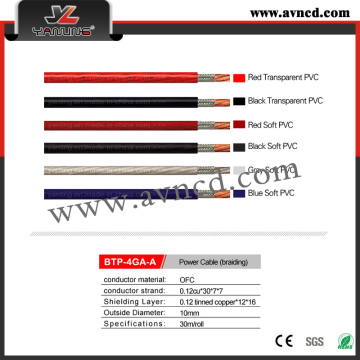 Power Cable (braiding) (BTP-4GA-A)