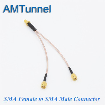 SMA Female to SMA Male Connector Splitter Combiner RF Coaxial Pigtail Cable use for 3G 4G modem HUAWEI ZTE antenna