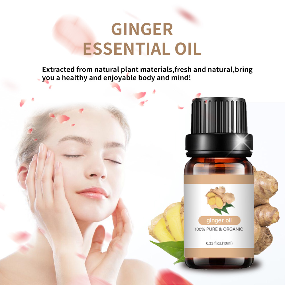 Organic Herbal Custom Anti Hair Loss Ginger Oil