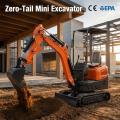 1.2Ton Sıfır Kuyruk Dizel Mini Ekskavatör