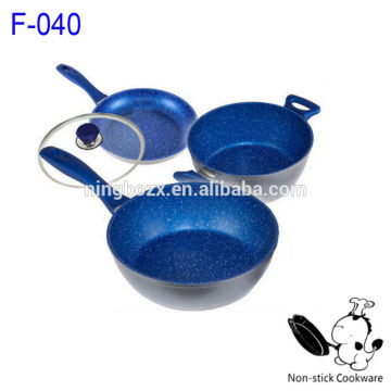 cookware set forged aluminum nonstick kitchenware with marble stone coating
