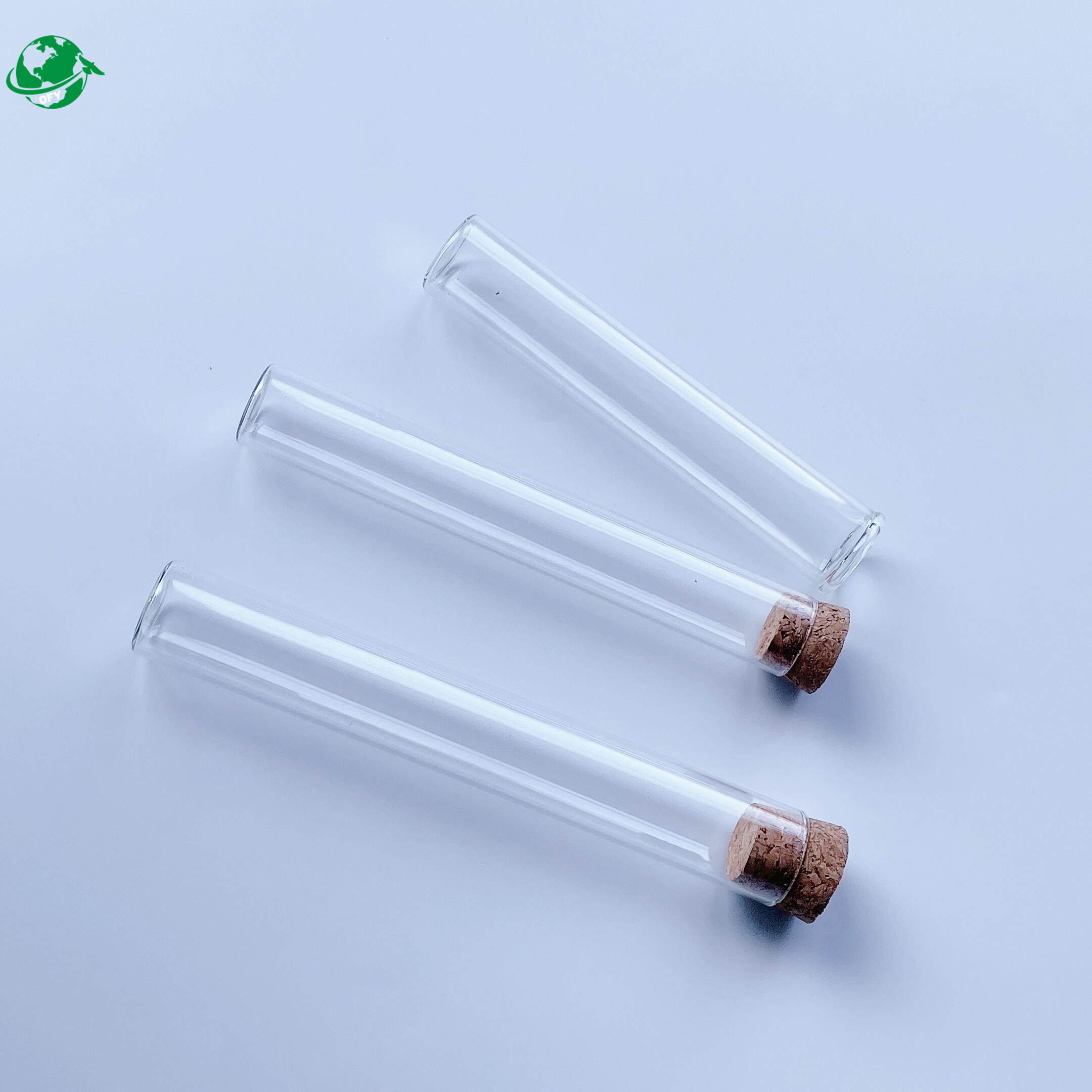 Wide Mouth Glass Cigar Tube