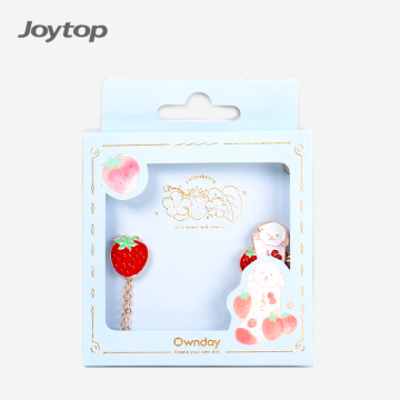 Ownday Strawberry Fruit Enamel Brooch Pins Wholesale Promotion