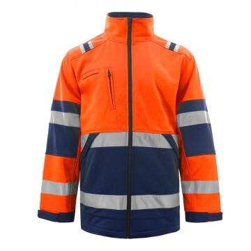 Ansi Hi Vis Jaqueta reflectante de construcción térmica de invierno