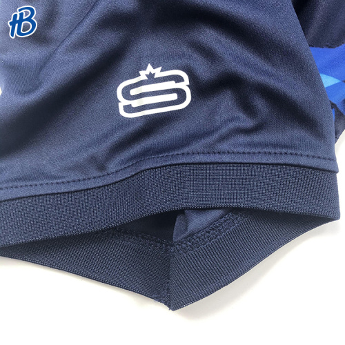 custom new design breathable men's blue Polo shirts