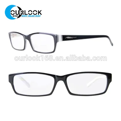Anti bule ray clear lens glasses