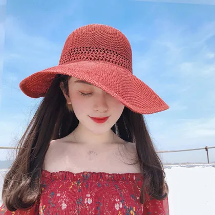 Super Foldable Wide Edge Summer Sun Hat with Sunscreen Protection