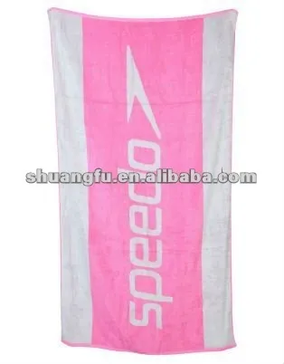 100% cotton fans imprint sports speedo towels