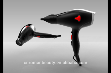 Professional and special hair dryer with 2 nozzles,hot sale