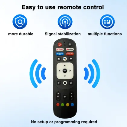 Factory Wholesale RM-C3287 Replacement Voice Remote Control for JVC Smart Android TV RMC3287