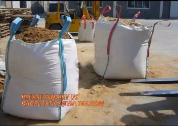 1 Ton PP Reinforced Jumbo Bag, Sewing PP Bulk Bag, Polypropylene Woven Bag