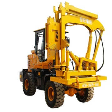 LLHH Diesel Powered Fence Post Pounder Guardrail Pile Driver