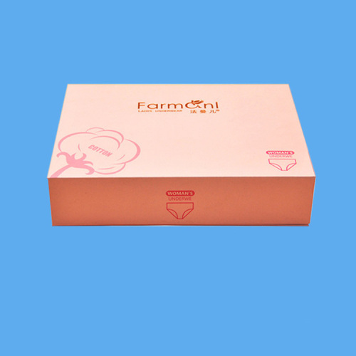 Luxus bedrucktes rosa Magnetbox Custom Logo