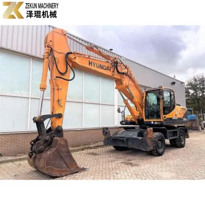 Korea Imported Used Hyundai R210 Excavator Wheels R210W/R210W-9