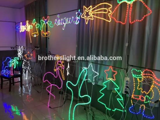 hot sale China manufacturer decoration light christmas motif lights trees pipe lamp
