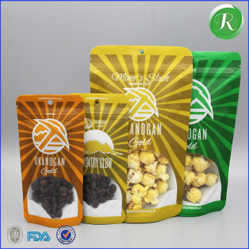 custom-made color printed plastic barcode printing zipper bag