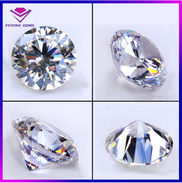 AAA White Clear Cubic Zirconia Brilliant Cut CZ in Bulk