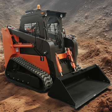 High Stability Mini Skid Steer Loader with Excellent Cab Visibility