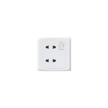 A1 series 1 gang switch and 2gang 2 pin socket