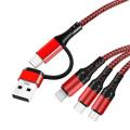 5 في 1 كابل شحن USB متعدد USB للهاتف المحمول