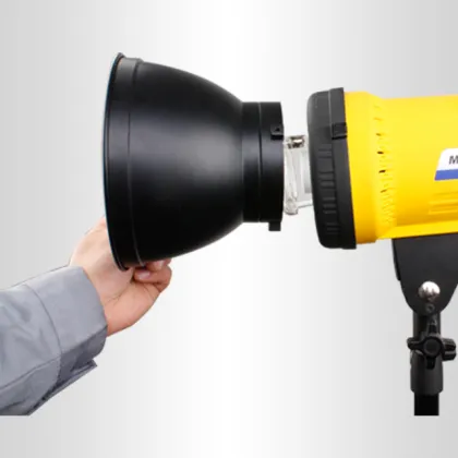 Menik Flash Accessories Studio Reflector Lampshade Cover with Bowens Mount for Studio Strobe Flash