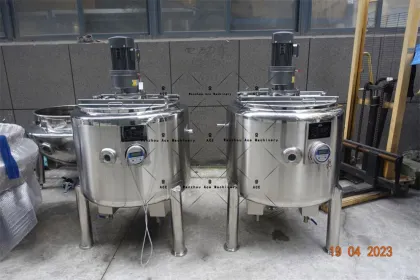 300L Stainless Steel Industrial Pasteurization Mixer for Cow Milk and Yogurt