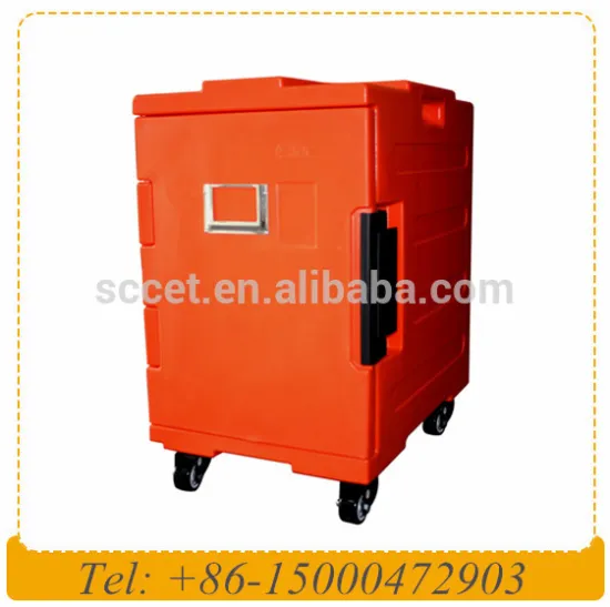 SCC 90liter Hot Thermal insulated cabinet with wheels, food pan carriers with wheels