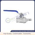 Two Piece Trunnion Ball Valve Two-piece tracheal ball valve Manufactory