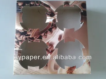 Foldable Corrugated Paper cup holder