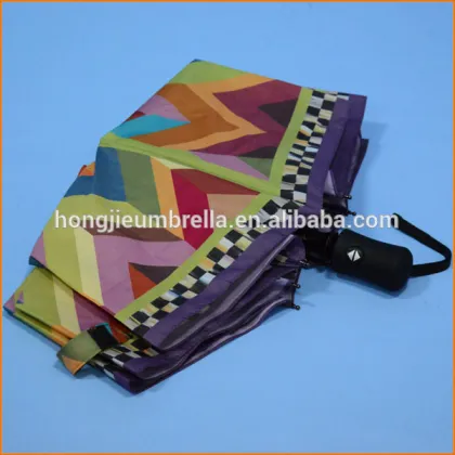 Pongee Material printing umbrella sun and rain wind resistant promotion umbrella