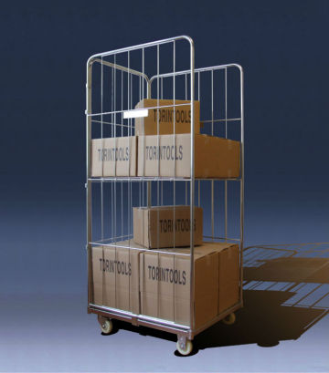 Logistics warehouse industrial trolleys carts