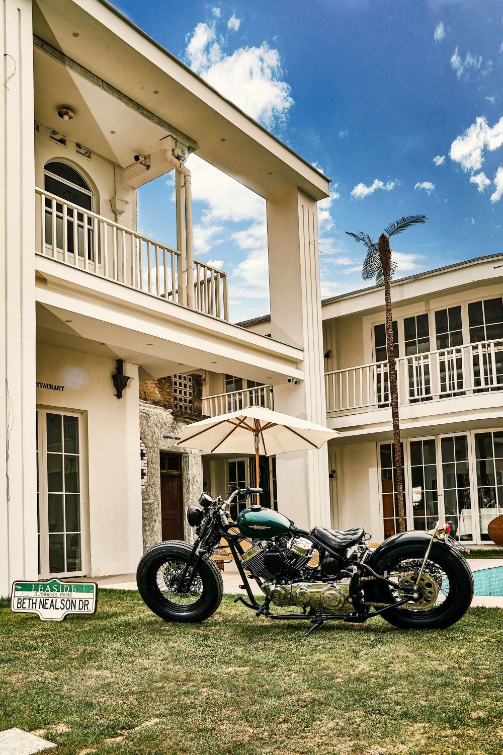 bobber style motorcycle