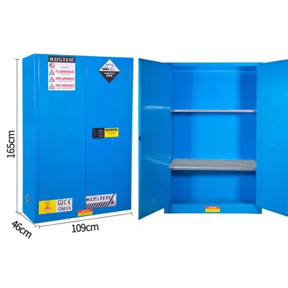 Large-capacity Explosion-proof Chemical Storage Cabinet with Movable Shelves for Gas Cylinder Safety