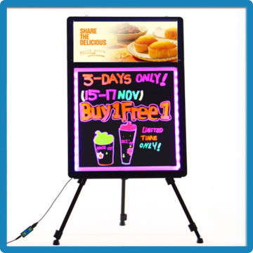 Aluminum frame RGB 5050 led light display advertising board with free accessory