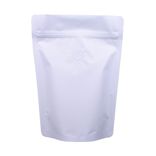 Stand Up Coffee Bag with White Color