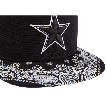 Embroidered five-pointed star baseball cap