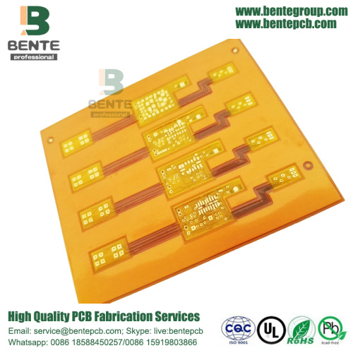 Flexible PCB 2 Layers Yellow Soldermask