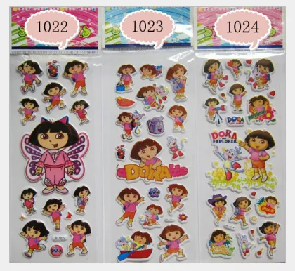Kids cartoon satic stickers, printable cartoon stickers, cute cartoon stickers