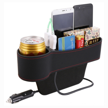 High Quality Car Seat Side Gap Filler Organizer with USB Charger