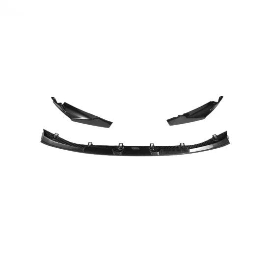 Langyu 2021 Car Accessories Front Splitter Dry Carbon Fiber Front Bumper Lip for BMW M3/M4 G80/G82 MP Style Front Lip