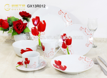 GUIXIN-20/30-piece Ceramic Dinner Sets with Fashion Decoration, summer time