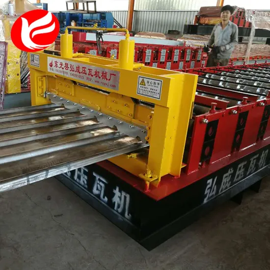 Hydraulic galvanized roofing sheet roll forming machines